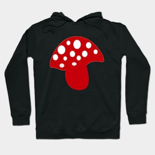 fairy tale red white cute mushroom Hoodie